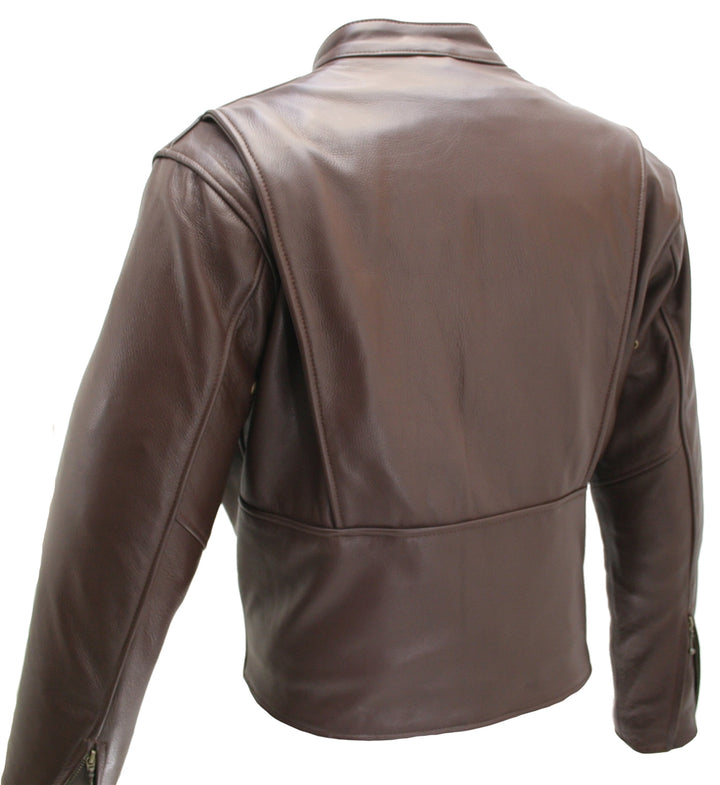 Men's Cowhide Cafe Racer Jacket
