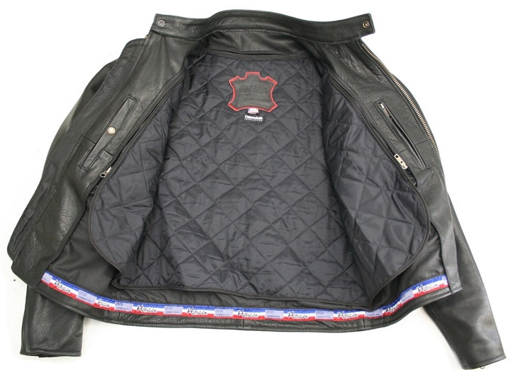 Men's Cowhide Cafe Racer Jacket