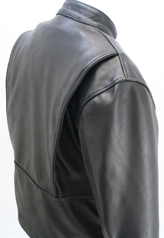 Men's Cowhide Cafe Racer Jacket