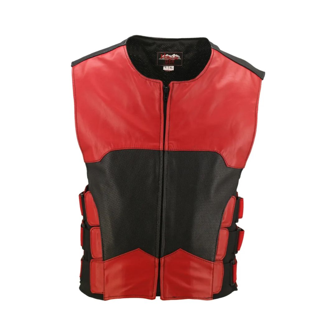 Interceptor Ventilated Leather Vest – Hillside USA