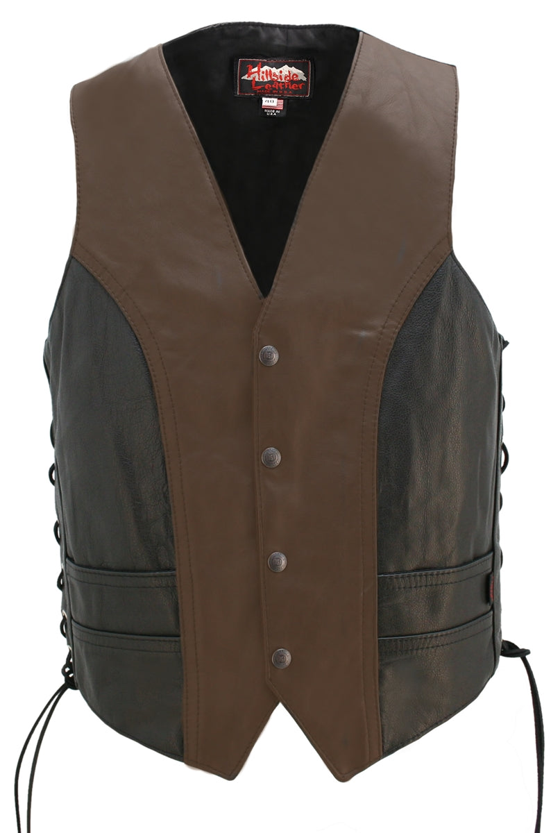 Two Tone Lightweight Biker Vest – Hillside USA