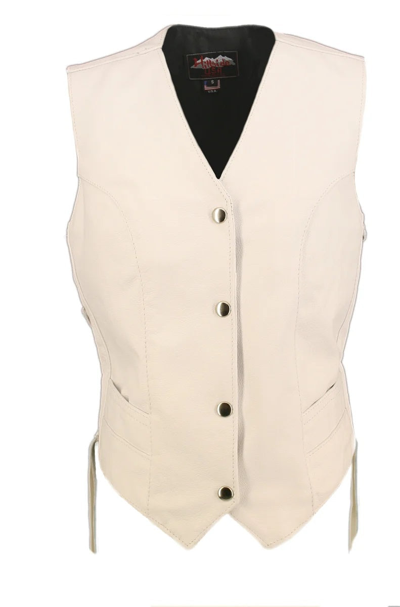 White Leather Apparel for Women