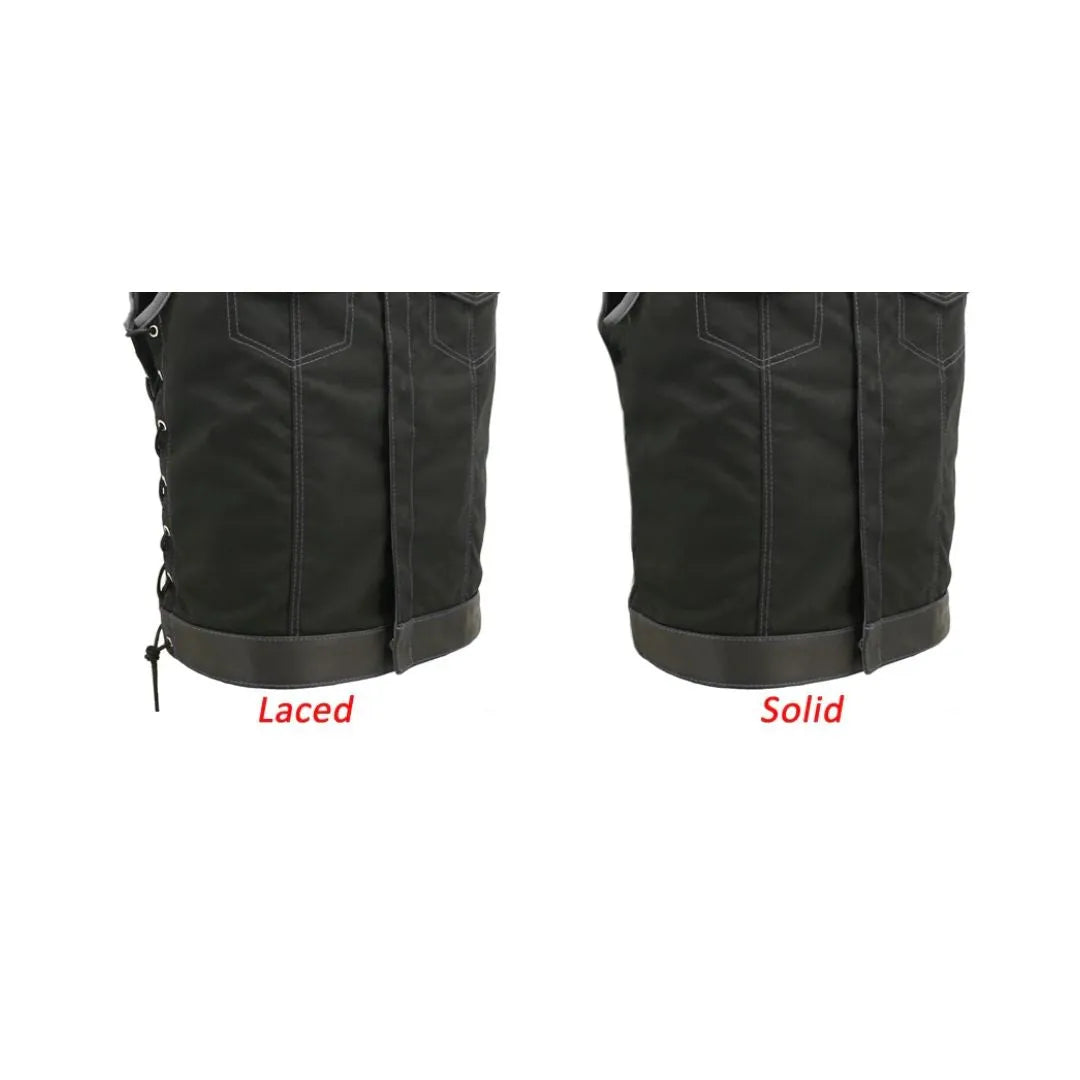 SOA Style Side Lace Water Resistant Military Grade Fabric (Cordura)