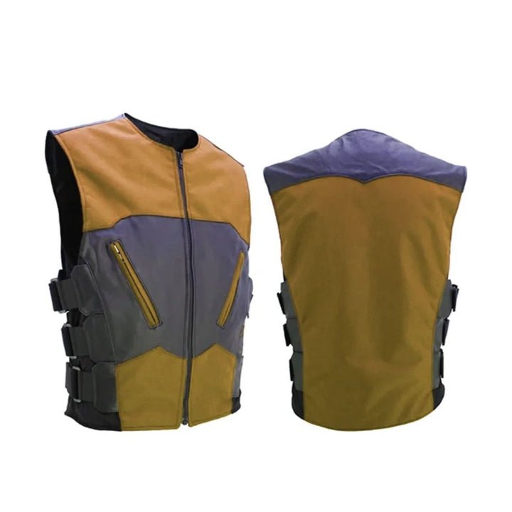 Interceptor Leather & Cordura Combo Vest