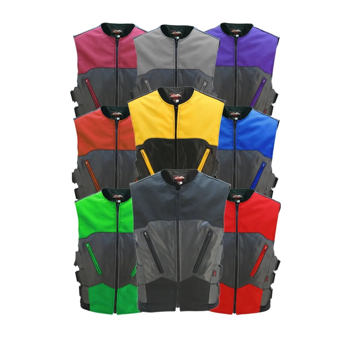 Interceptor Leather & Cordura Combo Vest