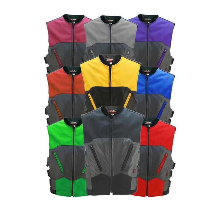 Interceptor Leather & Cordura Combo Vest