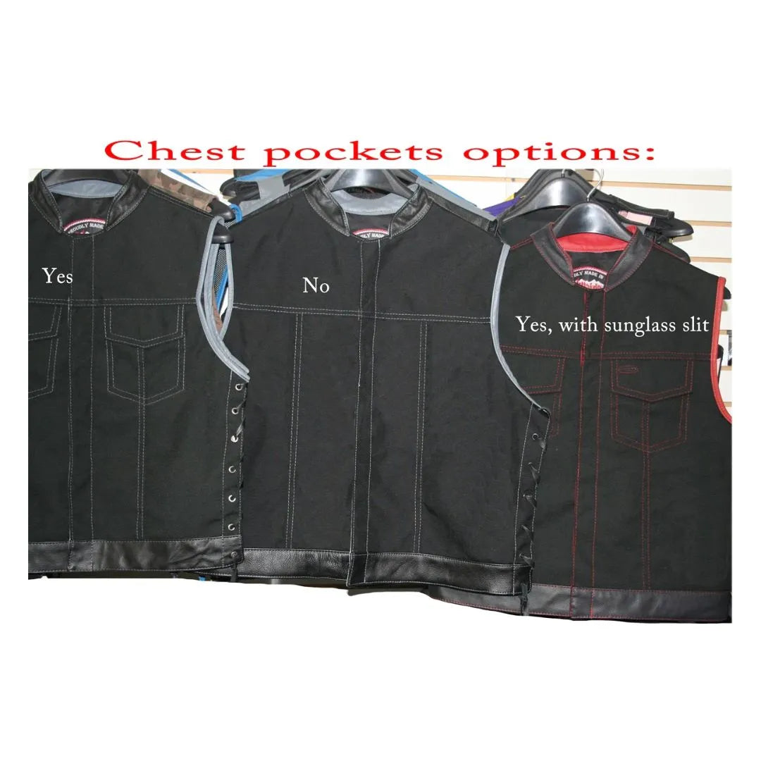SOA Style Side Lace Water Resistant Military Grade Fabric (Cordura)