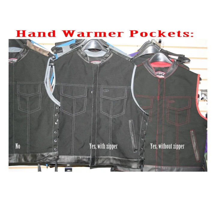 SOA Style Side Lace Water Resistant Military Grade Fabric (Cordura)