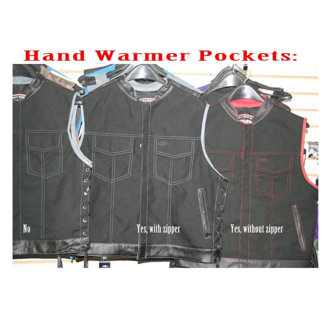 SOA Style Side Lace Water Resistant Military Grade Fabric (Cordura)