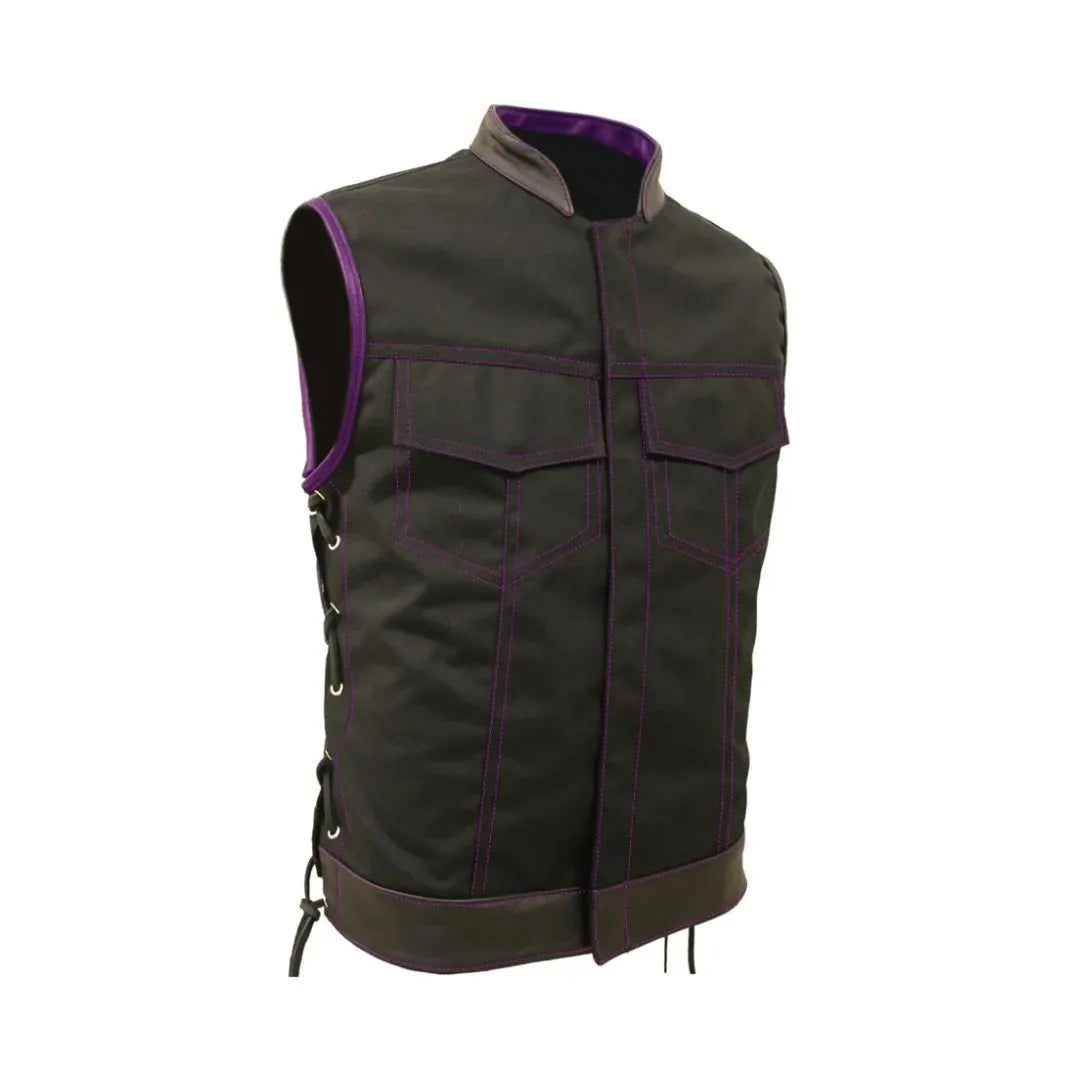 SOA Style Side Lace Water Resistant Military Grade Fabric (Cordura)