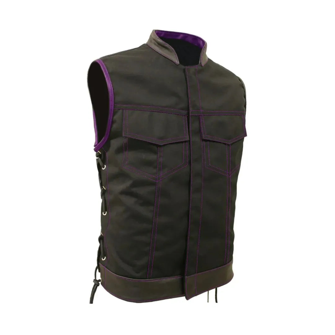 SOA Style Side Lace Water Resistant Military Grade Fabric (Cordura)
