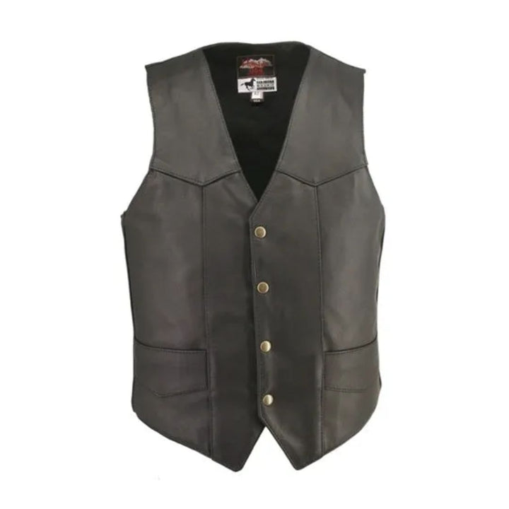 Men's Horsehide Basic Vest (Custom)
