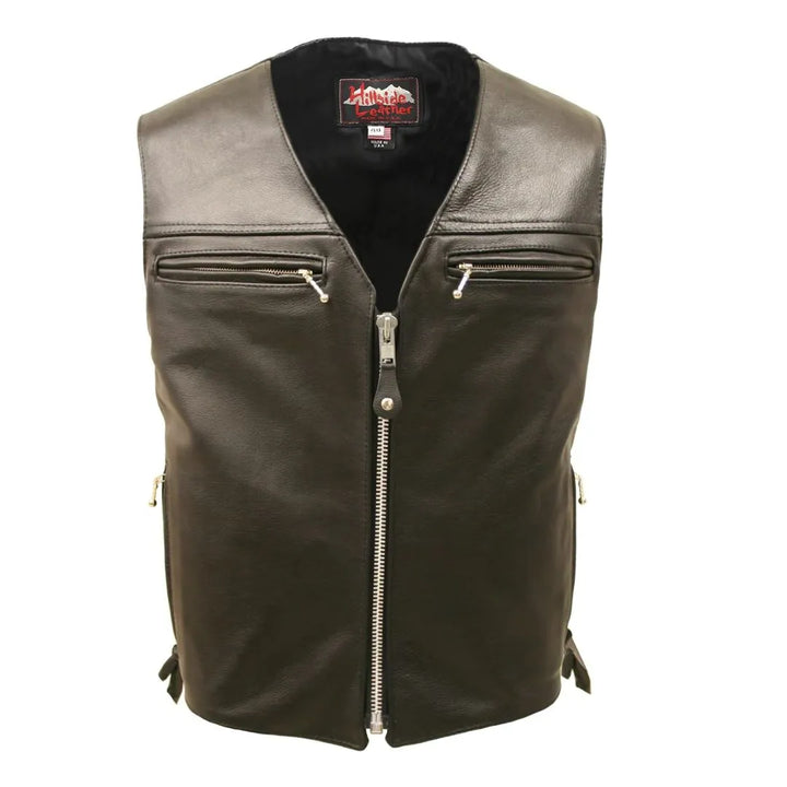 The Elite Motorcycle Leather Vest