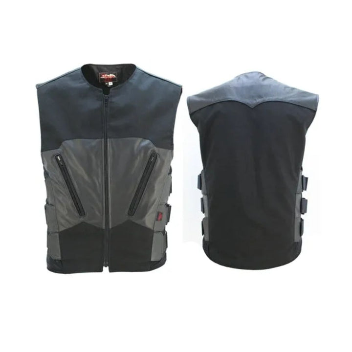 Interceptor Leather & Cordura Combo Vest