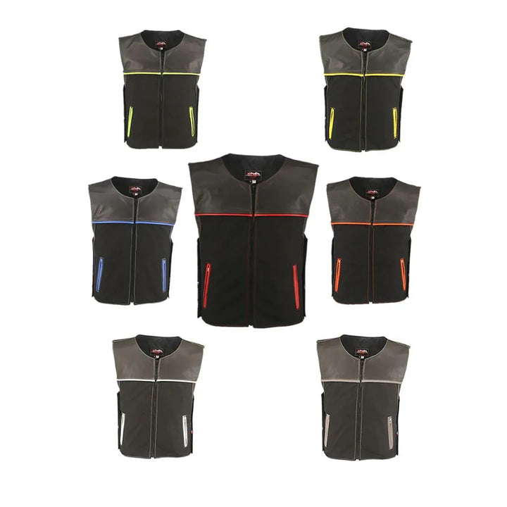 CX Combo Cordura/Leather Vest  (Custom-Made)