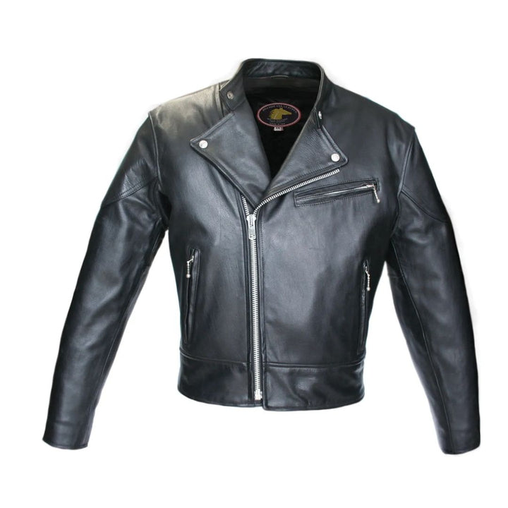 Mens Hybrid Horsehide Biker Jacket