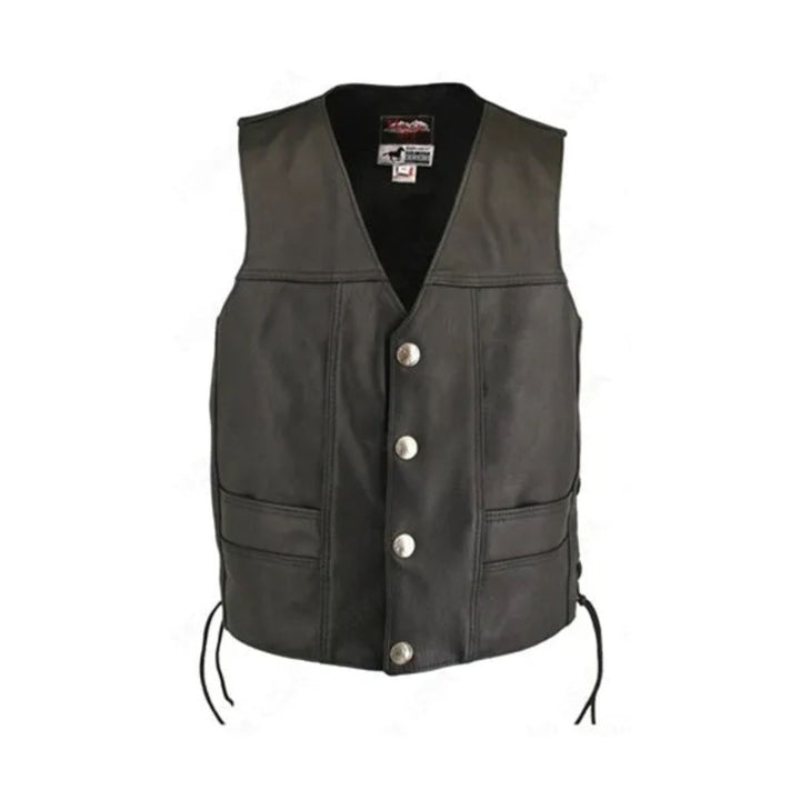 Men's Ultimate Horsehide Biker Vest (custom)