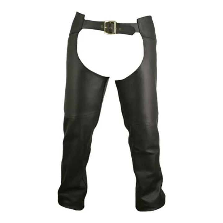 Men's Double Stitched Leather Chaps