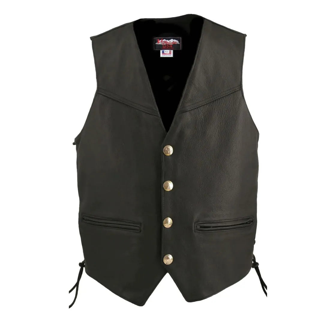 Men's Defiance Biker Vest (Custom)