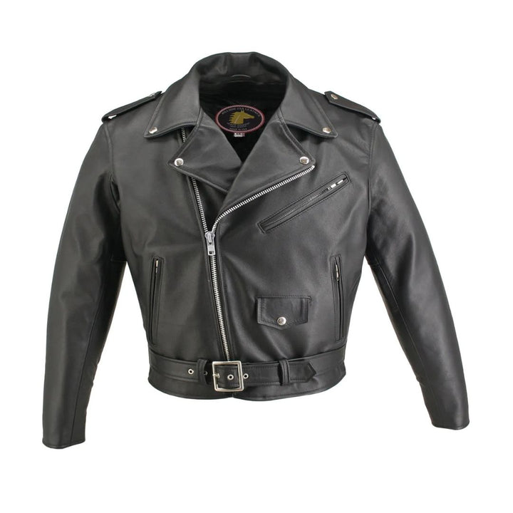 Men's Classic Horsehide Motorcycle Jacket