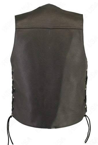 Men's Ultimate Horsehide Motorcycle Leather Vest