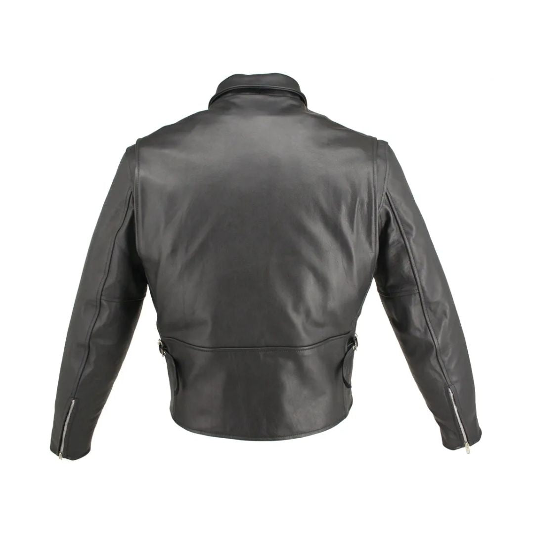Men's Horsehide Racer Jacket Snap Down Collar – Hillside USA