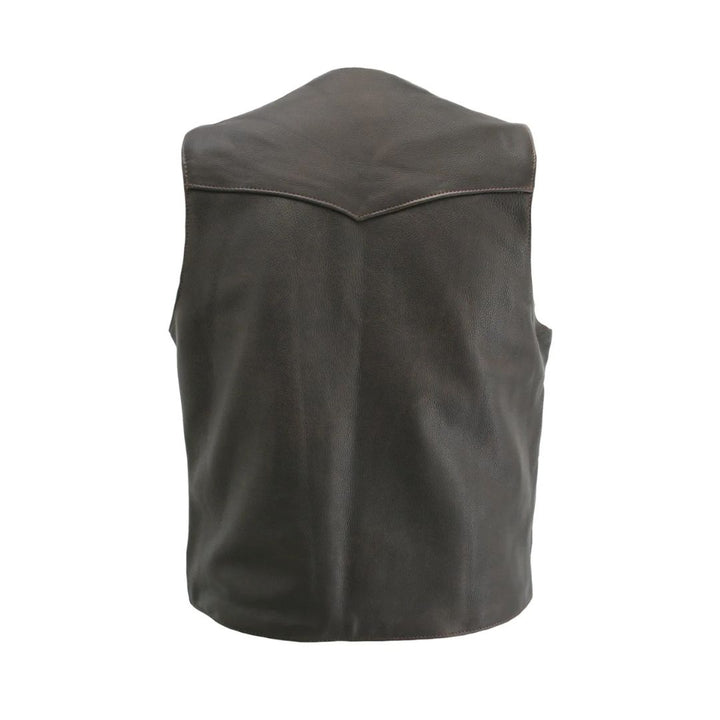 The Classic Vintage Leather Vest