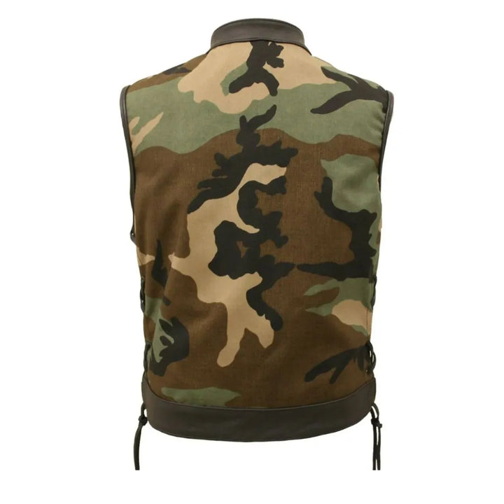 Club Cut Side Lace Military grade fabric ( Cordura) Woodland Camo