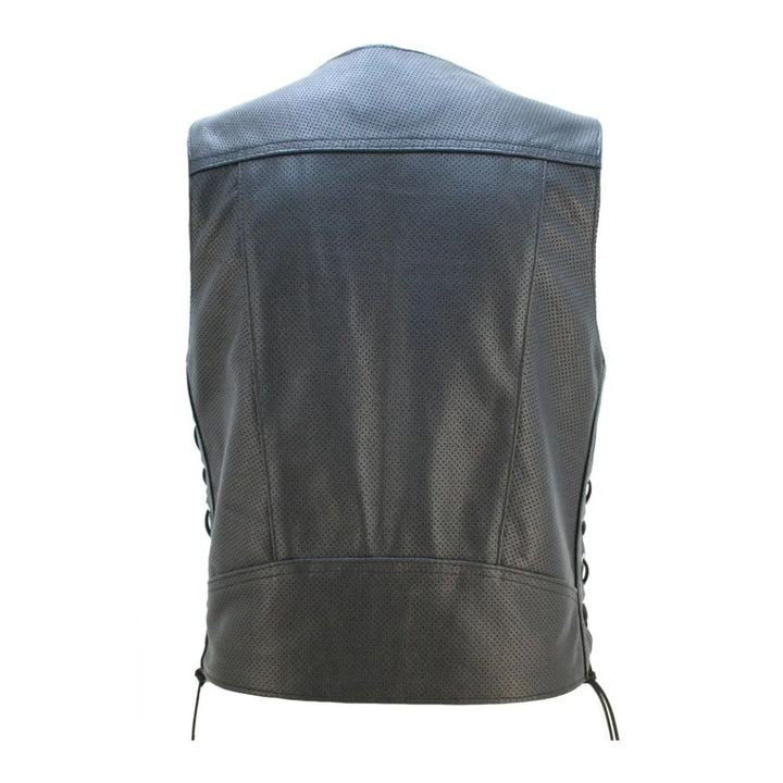 Full Perforated Cruiser Biker Vest