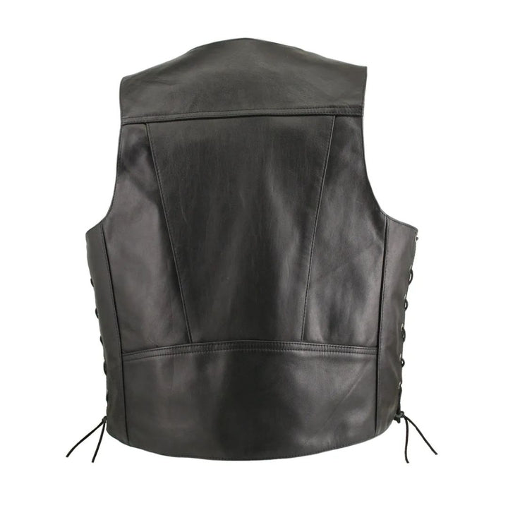Men's Horsehide Biker Vest