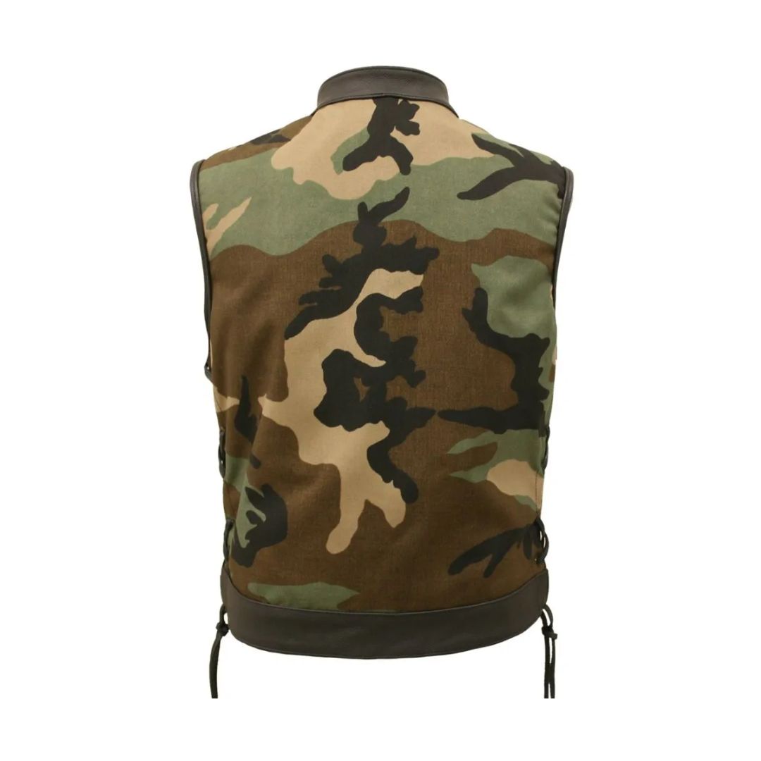 Club Cut Side Lace Military grade fabric ( Cordura) Woodland Camo
