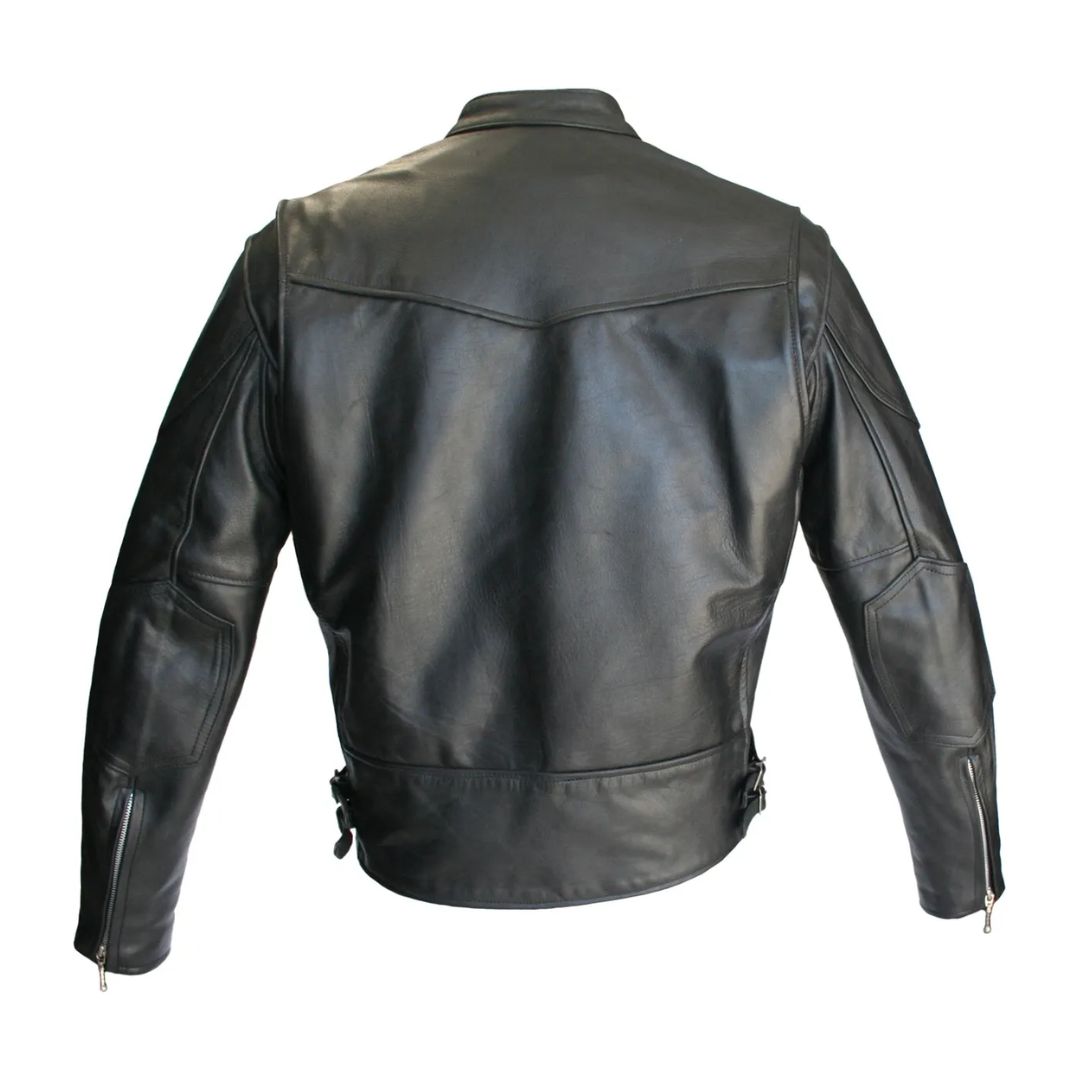 Mens Hybrid Horsehide Biker Jacket