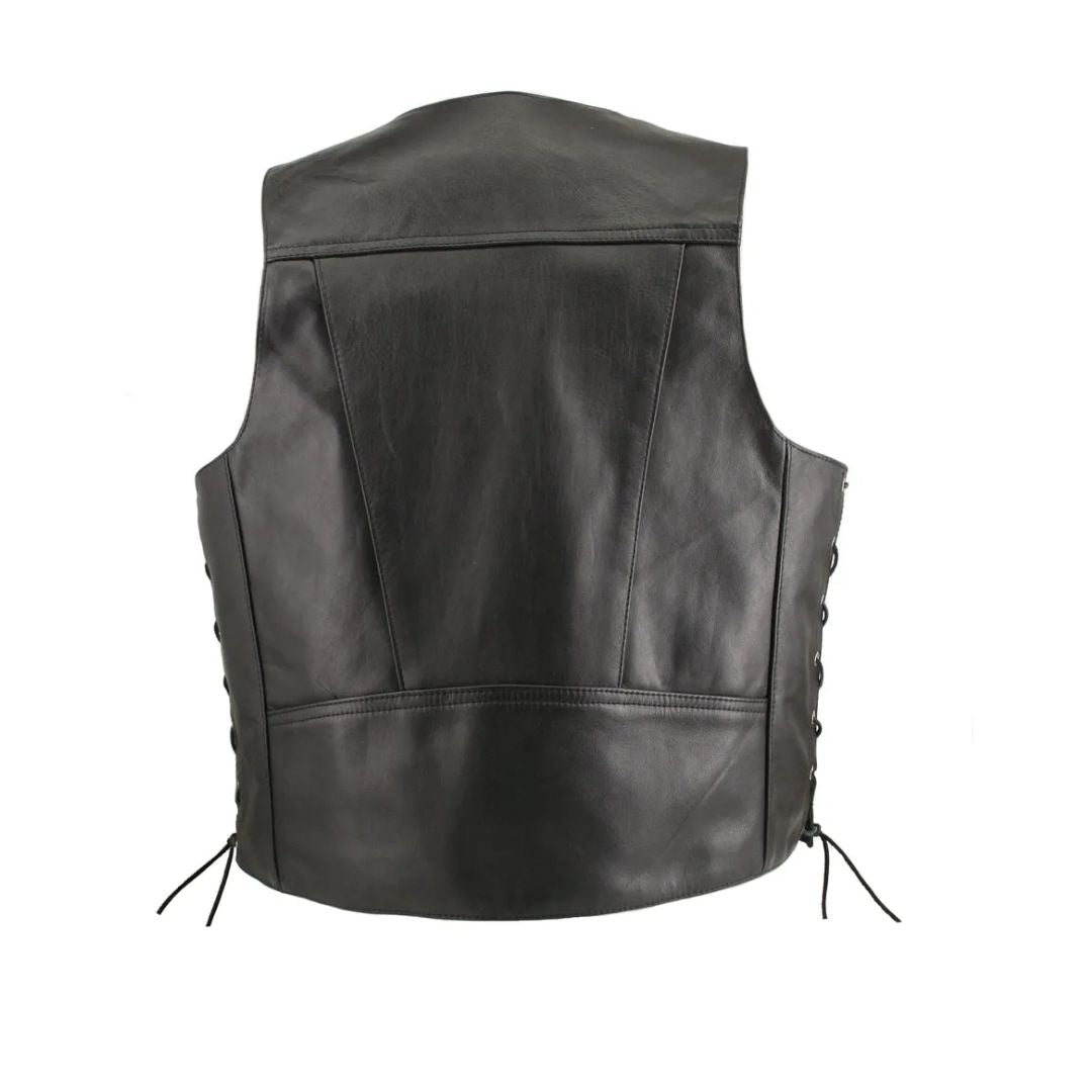 Men's Ultimate Horsehide Biker Vest (custom)