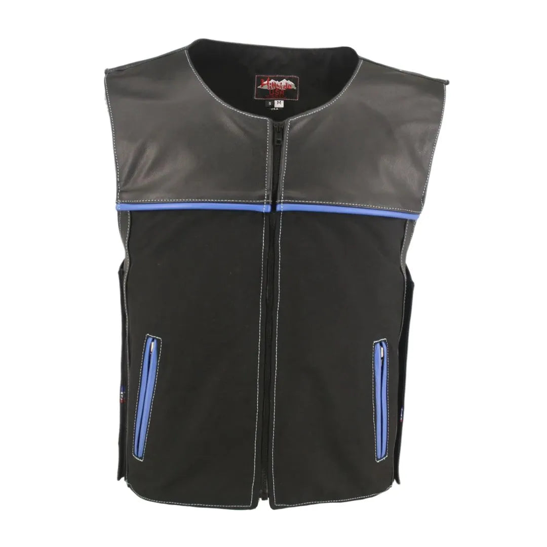 CX Combo Cordura/Leather Vest  (Custom-Made)