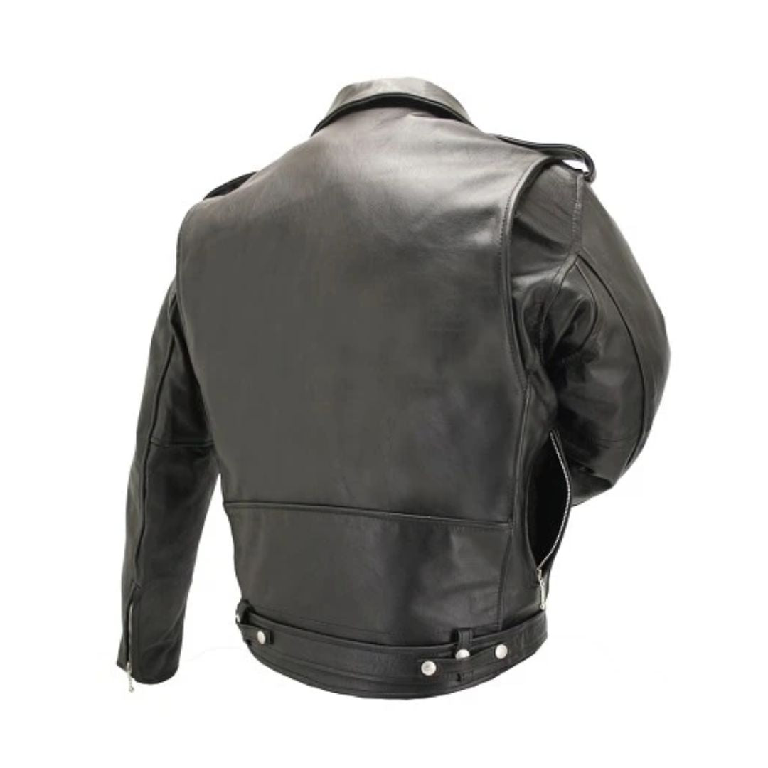 Men's D Pocket Horsehide Motorcycle Jacket