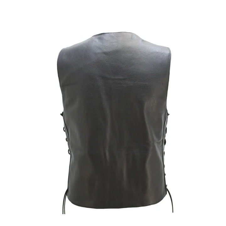 Laced Full Back Motorcycle Vest