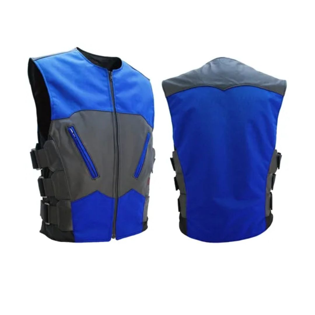 Interceptor Leather & Cordura Combo Vest