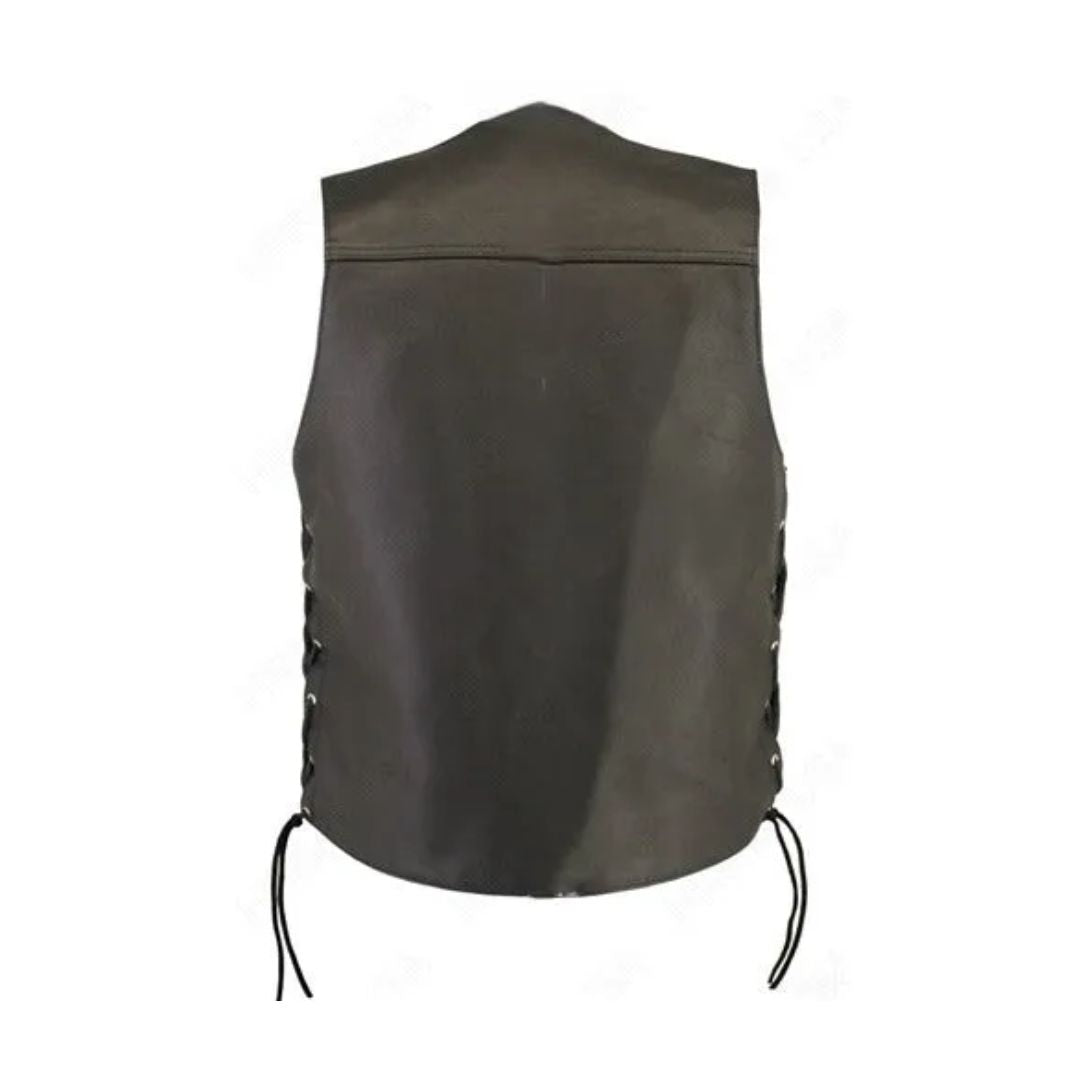 Men's Ultimate Horsehide Motorcycle Leather Vest