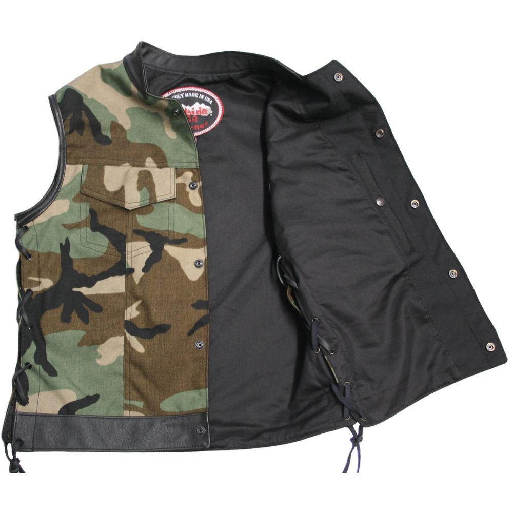 Club Cut Side Lace Military grade fabric ( Cordura) Woodland Camo