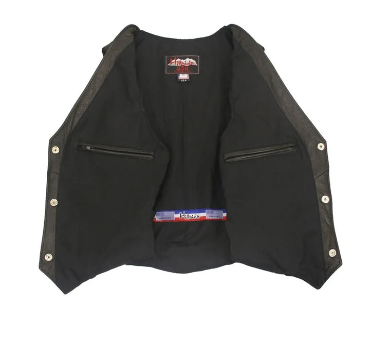 Women's Basic Leather Vest