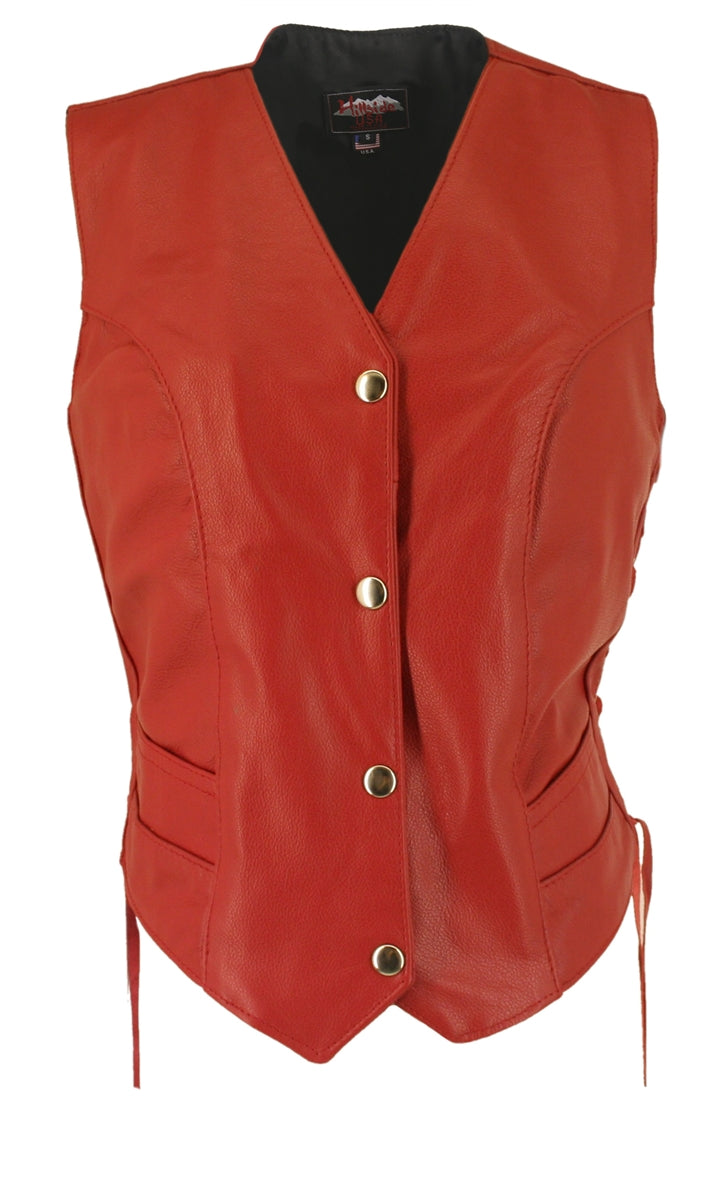 Women's Leather Vest