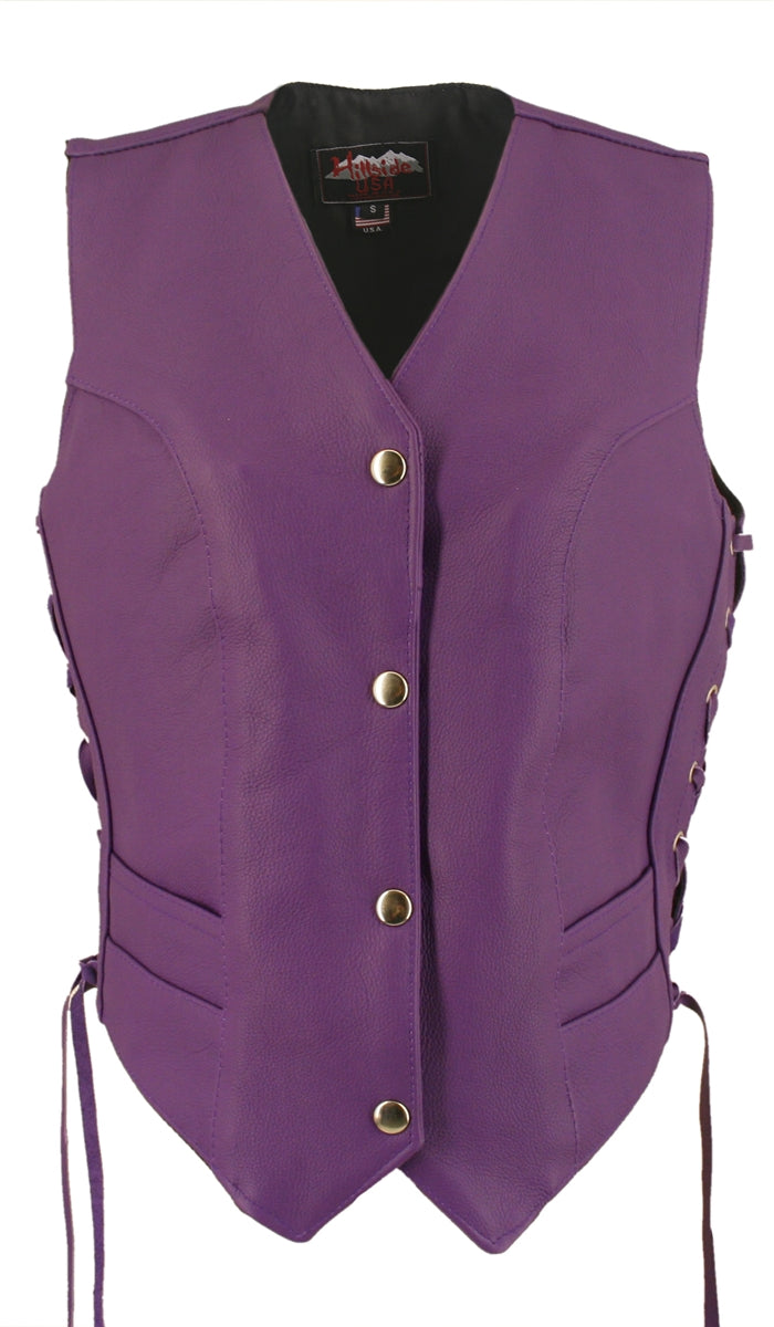 Women's Leather Vest