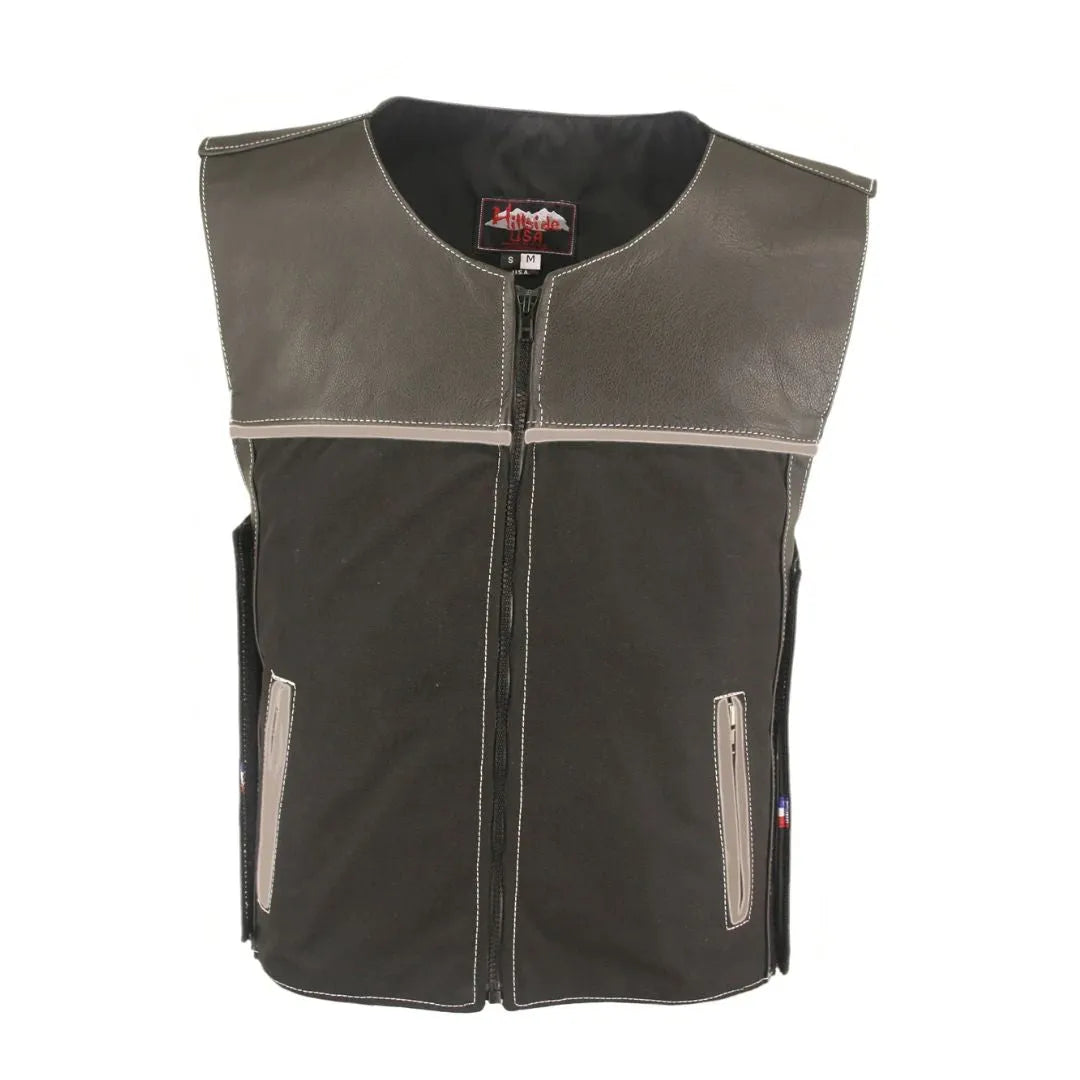 CX Combo Cordura/Leather Vest  (Custom-Made)