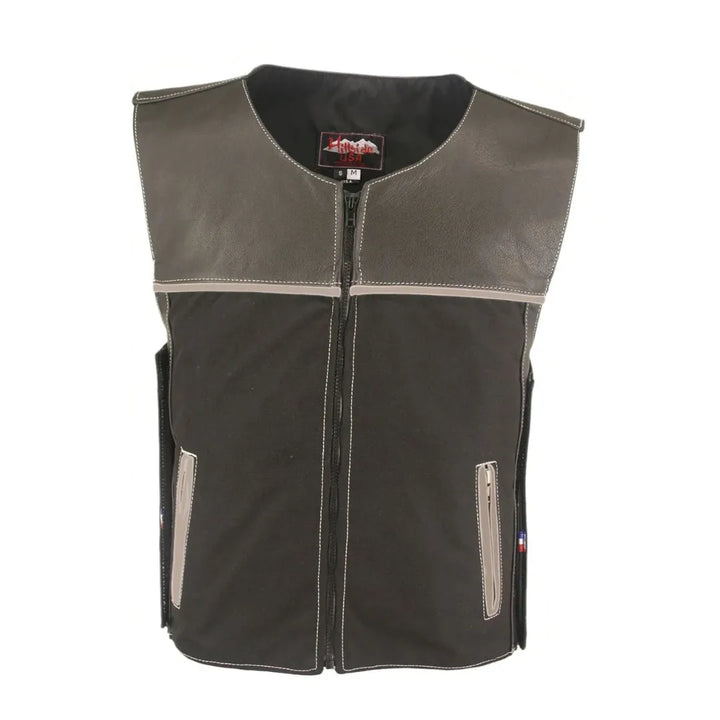 CX Combo Cordura/Leather Vest  (Custom-Made)