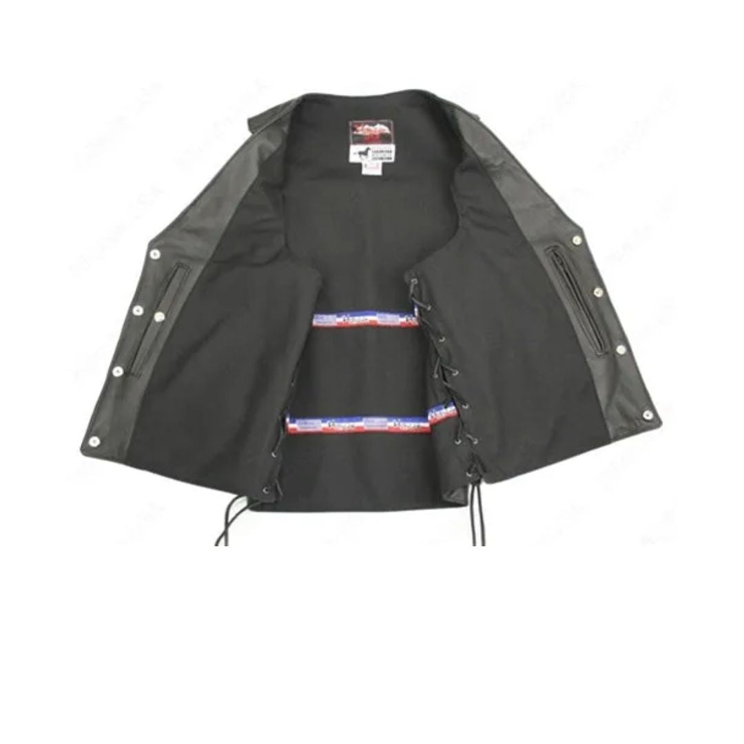 Men's Ultimate Horsehide Biker Vest (custom)