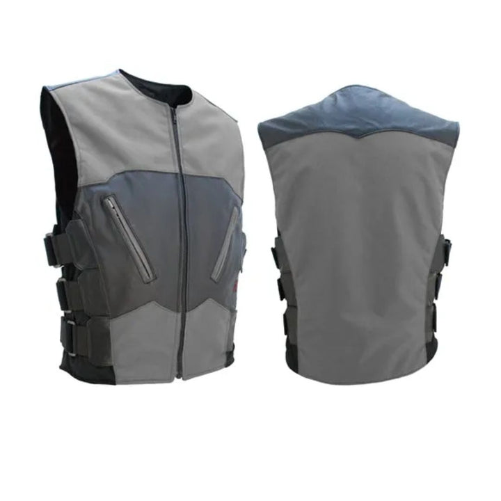 Interceptor Leather & Cordura Combo Vest