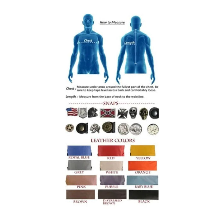 Men's Horsehide Basic Vest (Custom)