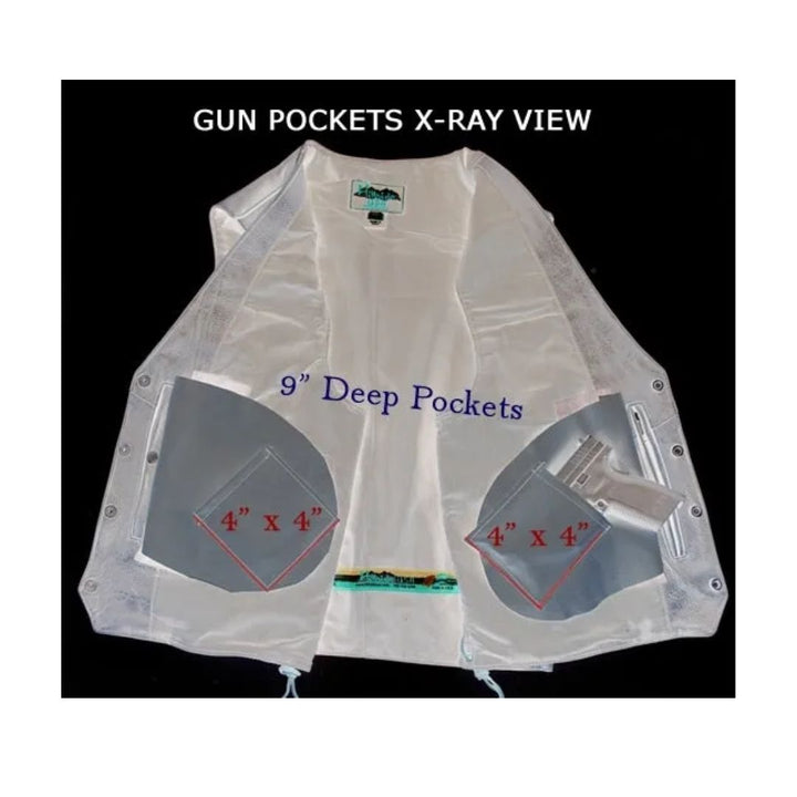 Men's Horsehide Biker Vest