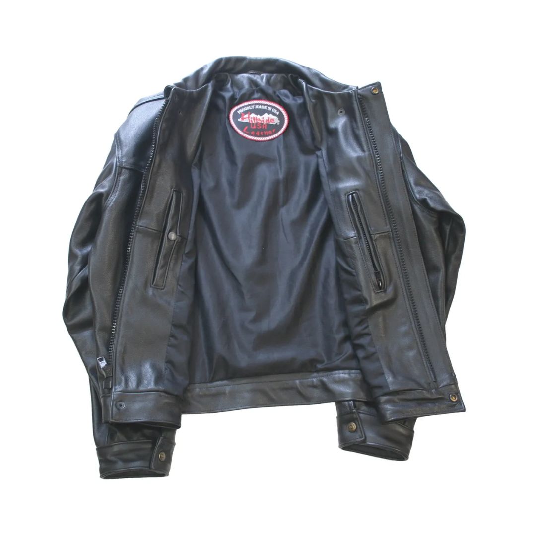 Cowhide Leather Trucker Jacket