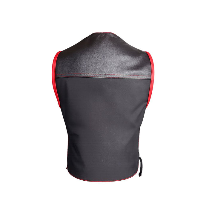 Hillside Bandit Leather/Cordura Biker vest